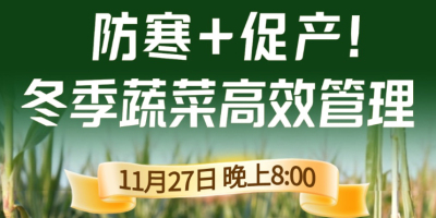《细说农技》专家张宝林教冬季蔬菜防寒 + 促产高效管理，27 日晚 8 点！