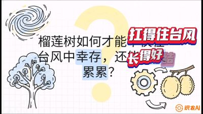 第四节：中国榴莲突围战：为生存重塑权型，抗台风矮化栽培与力学牵引，课程：《国产榴莲突围战：从泰国经验到中国实操的8堂必修课（高阶实战版）》