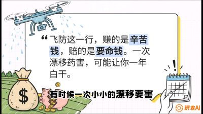 第6节：无人机干活不&ldquo;赔钱&rdquo;&mdash;&mdash;防漂移、避药害的保命红线，课程：《无人机植保搞钱必修课：从&ldquo;瞎飞&rdquo;到&ldquo;懂行&rdquo;的6步进阶》