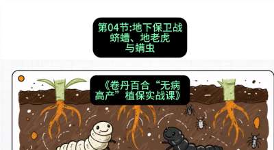 第04节：地下保卫战&mdash;&mdash;蛴螬、地老虎与螨虫 ，课程：《卷丹百合&ldquo;无病高产&rdquo;植保实战课》#识农AI