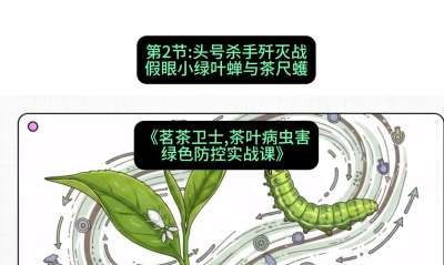 第02节：头号杀手歼灭战&mdash;&mdash;假眼小绿叶蝉与茶尺蠖，课程：《茗茶卫士&mdash;&mdash;茶叶病虫害绿色防控实战课》#识农AI
