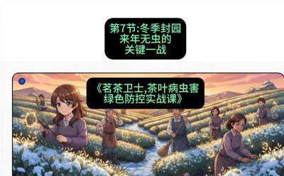 第07节：冬季封园&mdash;&mdash;来年无虫的关键一战，课程：《茗茶卫士&mdash;&mdash;茶叶病虫害绿色防控实战课》#识农AI