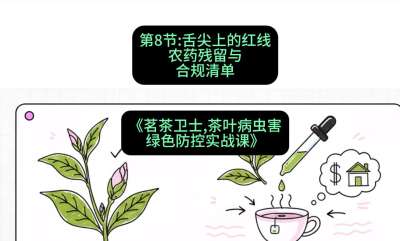 第08节：舌尖上的红线&mdash;&mdash;农药残留与合规清单，课程：《茗茶卫士&mdash;&mdash;茶叶病虫害绿色防控实战课》#识农AI
